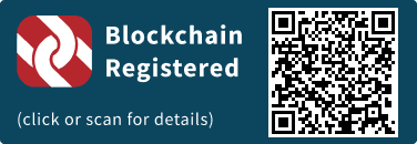 QrCode for Blockchain Registration Graphic