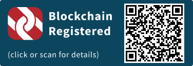 QrCode for Blockchain Registration Graphic