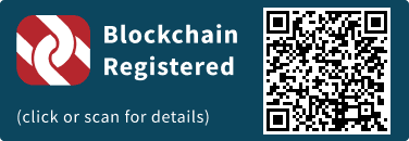 QrCode for Blockchain Registration Graphic