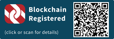 QrCode for Blockchain Registration Graphic