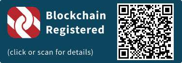 QrCode for Blockchain Registration Graphic