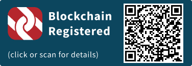 QrCode for Blockchain Registration Graphic