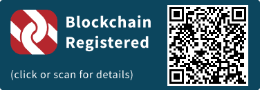 QrCode for Blockchain Registration Graphic