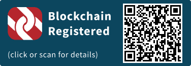 QrCode for Blockchain Registration Graphic