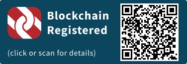 QrCode for Blockchain Registration Graphic