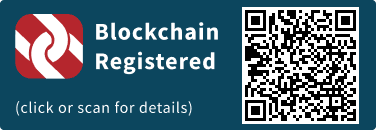 QrCode for Blockchain Registration Graphic