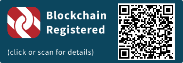 QrCode for Blockchain Registration Graphic