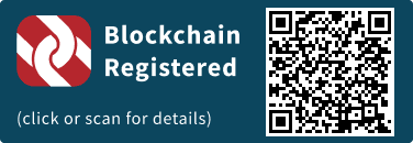 QrCode for Blockchain Registration Graphic