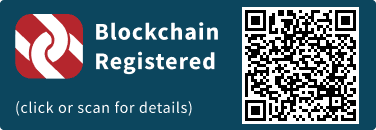 QrCode for Blockchain Registration Graphic