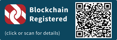 QrCode for Blockchain Registration Graphic