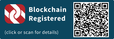 QrCode for Blockchain Registration Graphic