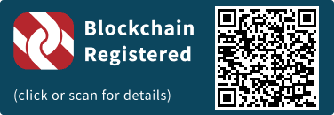 QrCode for Blockchain Registration Graphic