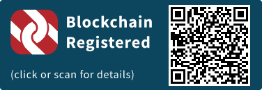 QrCode for Blockchain Registration Graphic