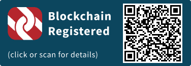 QrCode for Blockchain Registration Graphic