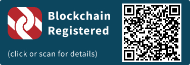 QrCode for Blockchain Registration Graphic