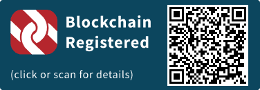 QrCode for Blockchain Registration Graphic