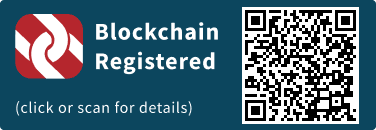 QrCode for Blockchain Registration Graphic