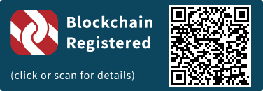 QrCode for Blockchain Registration Graphic