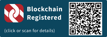 QrCode for Blockchain Registration Graphic