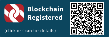 QrCode for Blockchain Registration Graphic
