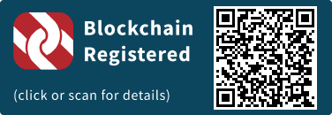 QrCode for Blockchain Registration Graphic