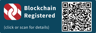 QrCode for Blockchain Registration Graphic