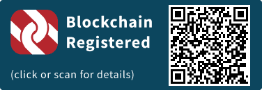 QrCode for Blockchain Registration Graphic