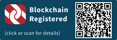 QrCode for Blockchain Registration Graphic
