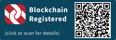 QrCode for Blockchain Registration Graphic