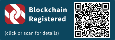 QrCode for Blockchain Registration Graphic