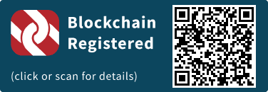 QrCode for Blockchain Registration Graphic