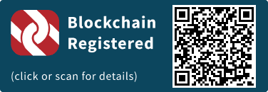QrCode for Blockchain Registration Graphic
