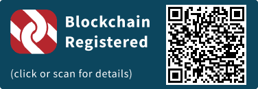 QrCode for Blockchain Registration Graphic