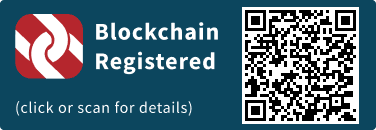 QrCode for Blockchain Registration Graphic