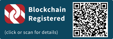QrCode for Blockchain Registration Graphic