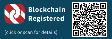 QrCode for Blockchain Registration Graphic