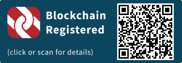 QrCode for Blockchain Registration Graphic