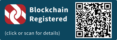 QrCode for Blockchain Registration Graphic