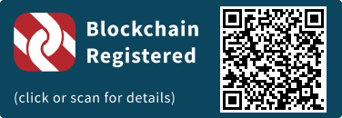 QrCode for Blockchain Registration Graphic
