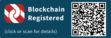 QrCode for Blockchain Registration Graphic