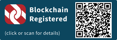 QrCode for Blockchain Registration Graphic