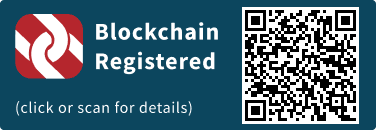 QrCode for Blockchain Registration Graphic