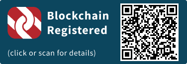 QrCode for Blockchain Registration Graphic