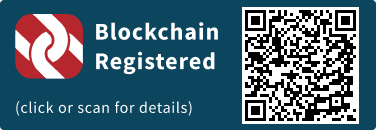 QrCode for Blockchain Registration Graphic