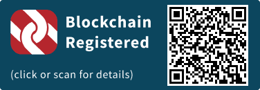 QrCode for Blockchain Registration Graphic
