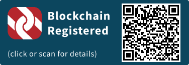 QrCode for Blockchain Registration Graphic