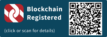 QrCode for Blockchain Registration Graphic