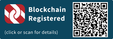 QrCode for Blockchain Registration Graphic