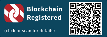 QrCode for Blockchain Registration Graphic