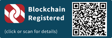 QrCode for Blockchain Registration Graphic
